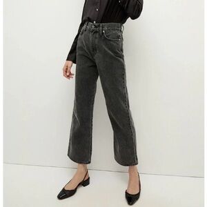 Veronica Beard Dylan Rhinestone-Stripe Straight-Leg Jean